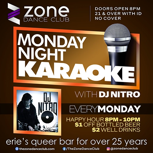 Monday Night Karaoke at the Zone