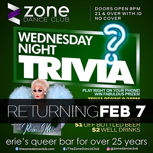 Wednesday Night Trivia at the Zone