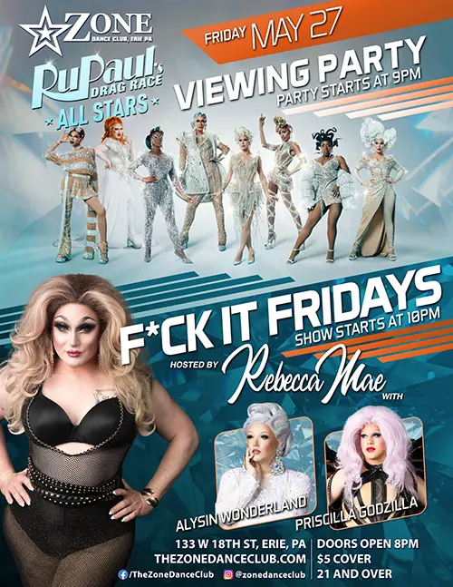 RuPaul's Drag Race All-Stars Viewing Party & F*ck It Fridays