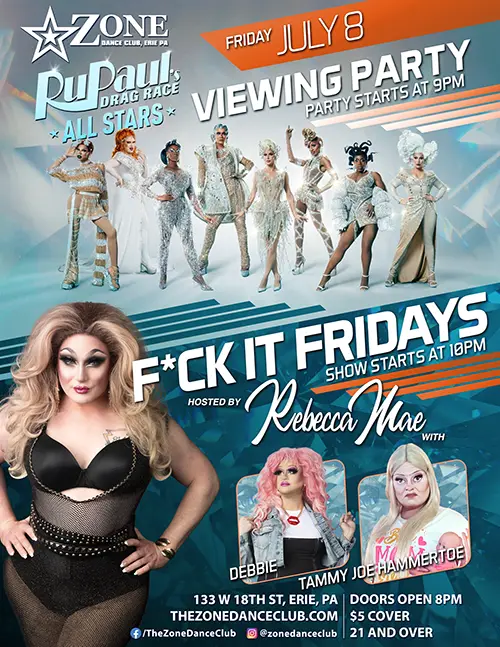 RuPaul's Drag Race All-Stars Viewing Party & F*ckit Fridays