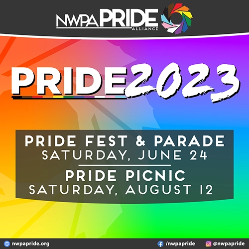 NWPA Pride Fest and Picnic Dates for 2023 - Saturday June 24 and Saturday, August 12