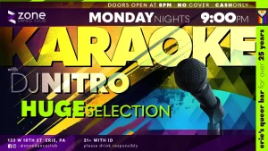 Monday Night Karaoke at the Zone